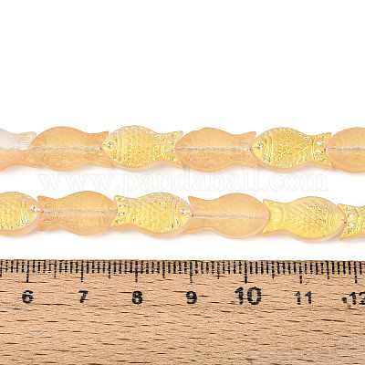 Матовые стеклянные бусины&nbsp;GLAA-T023-40C-07-1