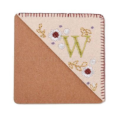 4 шт. персонализированные закладки-уголки с вышивкой вручную JX587W-1