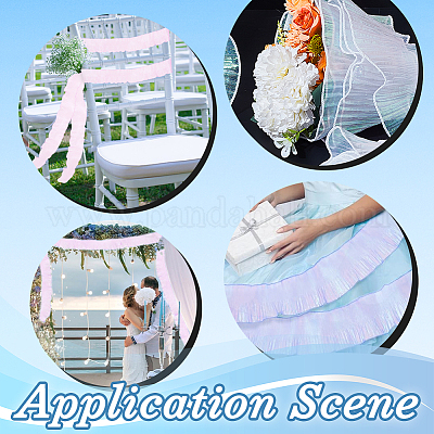 Лента из полиэстера со складками длиной 10 м.&nbsp;OCOR-GA0002-48B-1