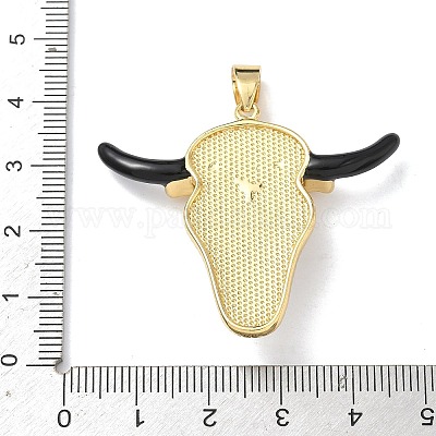 Латунь эмаль подвески&nbsp;KK-C165-04G-1