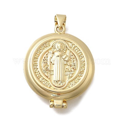 Подвески латуни медальон&nbsp;LS-KK-D431-030E-G-1