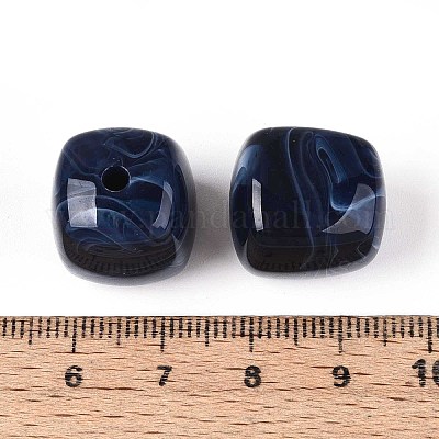 Непрозрачные акриловые бусины&nbsp;OACR-ZX006-33O-1