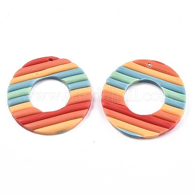 Полимерной глины ручной работы подвески&nbsp;LS-X-CLAY-N010-008D-1