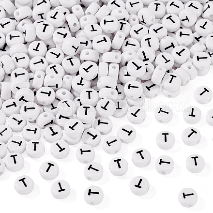 500шт акриловые бусины SACR-TA0001-55T-1