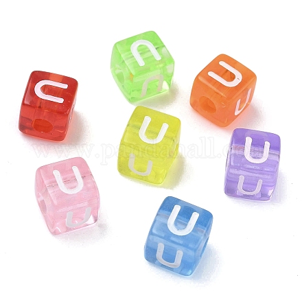 Прозрачные акриловые бусины&nbsp;MACR-K365-07U-1