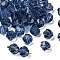 K9 Glass, Imitation Austrian Crystal Beads, Grade AAA, Faceted, Polygon, Dark Blue, 8mm, Hole: 0.9~1mm