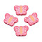 Spray Painted Maple Wood Beads, Printed, Butterfly, Light Coral, 18x25.5x4mm, Hole: 1.6mm, about 565pcs/500g
