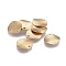 Brass Charms, Flat Round, Raw(Unplated), 12x0.8mm, Hole: 1.2mm