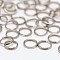 Tarnish Resistant Stainless Steel Split Rings, Double Loops Jump Rings, Stainless Steel, 7x0.6mm, about 6.4mm inner diameter, about 110~119pcs/10g