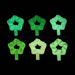 Светящиеся и матовые прозрачные кабошоны из смолы&nbsp;RESI-T026-10M