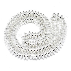 Гальванизировать немагнитных синтетический гематит бисер пряди&nbsp;G-S372-001-01S