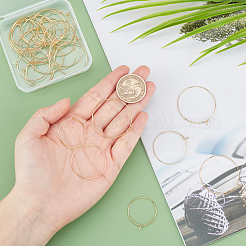 30 шт. 3 стильных латунных кольца-подвески для бокалов вина&nbsp;KK-PH0002-72