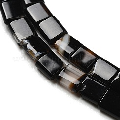 Натуральный черный агат бисер нитей&nbsp;G-F762-A17-01