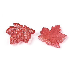 Подвески из прозрачного стекла с росписью для запекания&nbsp;DGLA-N014-11A-04