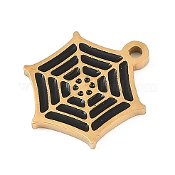 Эмалевые подвески из нержавеющей стали 304 на Хэллоуин&nbsp;LS-FIND-I068-01G-02