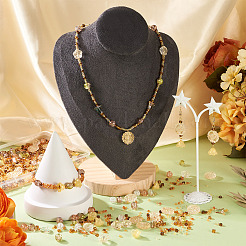 40 шт. 4 вида прозрачных стеклянных бусин-цветочков&nbsp;GLAA-TA0003-50