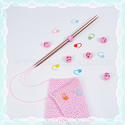 30 шт. экологически чистый АБС-пластиковый держатель для маркеров для вязания крючком&nbsp;IFIN-SC0001-96A