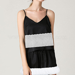 4м 2-х цветный 3-слойный плиссированный шифон с цветочным кружевом&nbsp;OCOR-GF0002-35