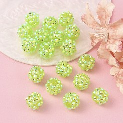 AB-цвет смолы горный хрусталь бисер&nbsp;RESI-S315-10x12-13