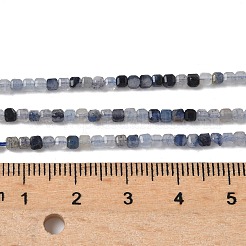 Нити из бусин авантюрина синего цвета&nbsp;LS-G-RM241221-K5