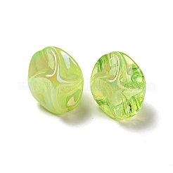 УФ-покрытие радужными переливающимися акриловыми бусинами&nbsp;PACR-M002-07F