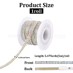 2 ряд стеклянных страз для отделки автомобиля&nbsp;DIY-WH20023-39B