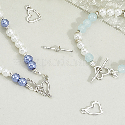 100 комплект застежек-тоглов из сплава в тибетском стиле&nbsp;TIBE-SP0001-27