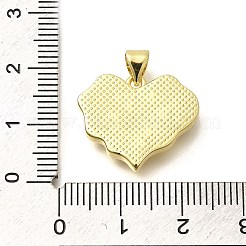 Стойка покрытие латунь микропаве прозрачные кубические подвески&nbsp;KK-M309-13G