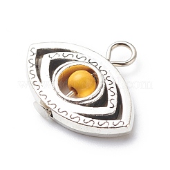 Антикварная посеребренные легкосплавные синтетические бирюзовые подвески&nbsp;X-PALLOY-JF01874-05