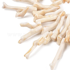 Нити бусин из непрозрачного акрила&nbsp;SACR-P033-01A