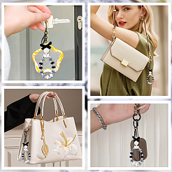 1000 шт. 5 вида акриловых бусин с горизонтальными отверстиями в виде букв&nbsp;MACR-PA0001-35