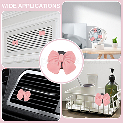 12 пакетик бант пластиковый автомобильный зажим для воздуховода&nbsp;AJEW-ME0001-13