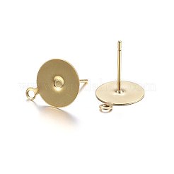 Фурнитура для сережек-гвоздиков из нержавеющей стали 304&nbsp;X-STAS-P210-44G