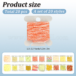 20 комплект из 20 шнуров из полиэстера и хлопка&nbsp;OCOR-GF0004-89