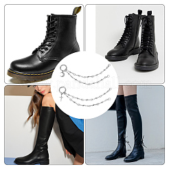 2 шт. сплав звеньев цепи для ремней безопасности&nbsp;HJEW-SP0001-43