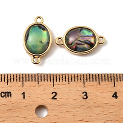 Подвески-коннекторы из натуральной ракушки пауа&nbsp;KK-G538-45G