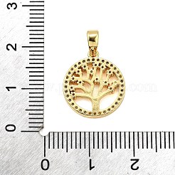 Латунные микро проложить кубического циркония подвески&nbsp;LS-KK-R227-02G