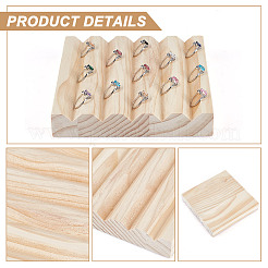 Стойки для демонстрации деревянных колец с 5 слотом RDIS-WH0006-30