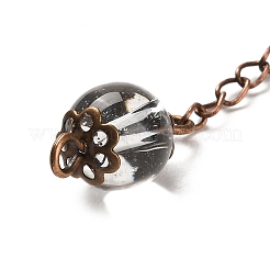 Подвески-маятники из натурального аметиста с треугольниками и лозоходством G-G022-01R-01