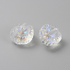 Прозрачные стеклянные бусины&nbsp;GLAA-WH0038-19H