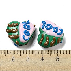 Ручная роспись акрилом с эмалевыми бусинами&nbsp;MACR-D031-06E