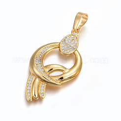 (продажа фабрики ювелирных изделий) наборы ювелирных изделий из латуни с микро-паве из кубического циркония SJEW-F189-08G