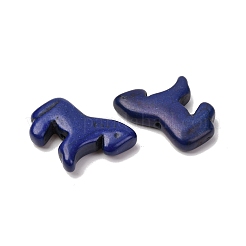 Синтетические бирюзовые бусины в виде лошади&nbsp;G-B015-09