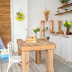 Деревянные подвесные украшения&nbsp;WOOD-CN0001-015