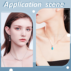 80шт 10 цвета подвески из гальванического стекла&nbsp;PALLOY-PH01795