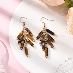 Серьги-подвески в форме колонны из нержавеющей стали 304&nbsp;EJEW-JE06784-01