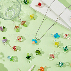 24шт подвески ручной работы лэмпворк&nbsp;LAMP-HS0001-20