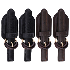 6 шт. 2-цветная искусственная кожа с декоративными пряжками из сплава&nbsp;FIND-CL0001-42