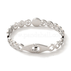 Регулируемые браслеты из нержавеющей стали 304 со стразами&nbsp;BJEW-F474-03P