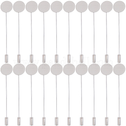 70 шт. фурнитура для броши из нержавеющей стали 201&nbsp;STAS-BBC0005-54